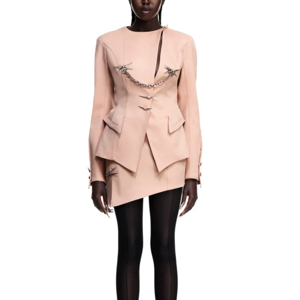 NWT H&M x MUGLER Hourglass Wool Jacket